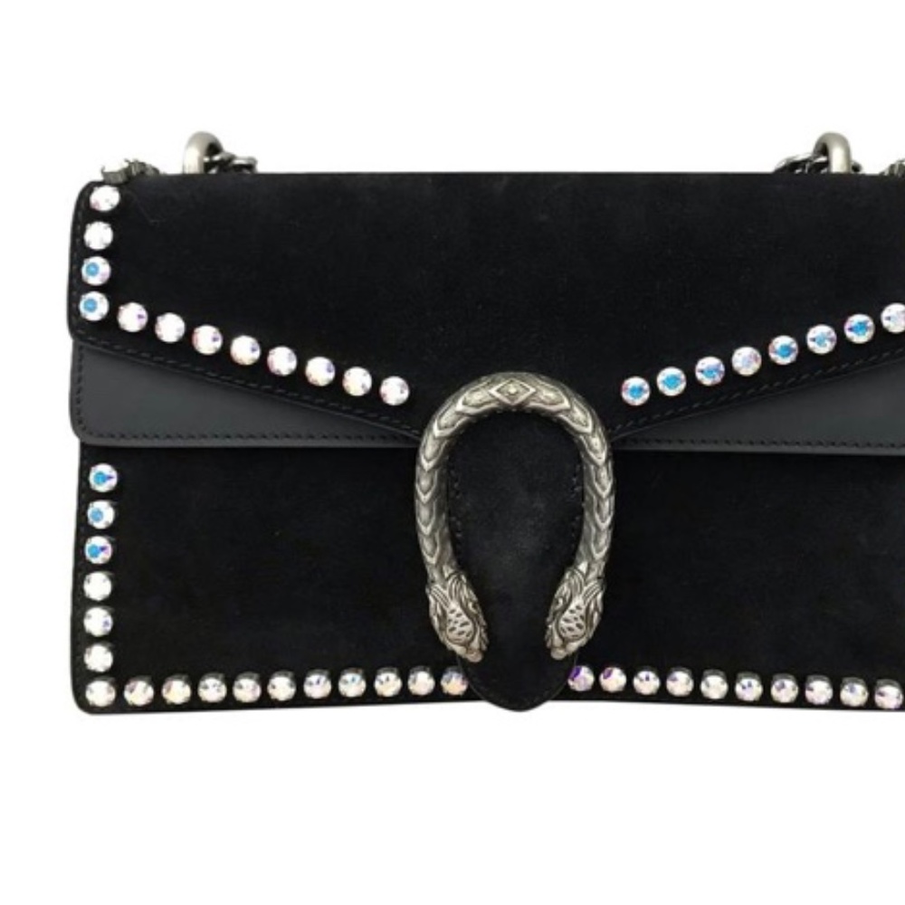 Gucci Dionysus With Crystals Outer Suede Lining In - Picture 5 of 8